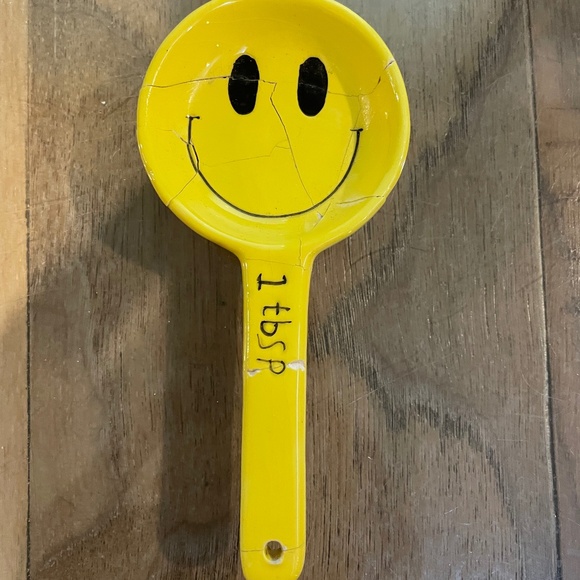 Smiley Face Ceramic Tablespoon - Picture 1 of 6